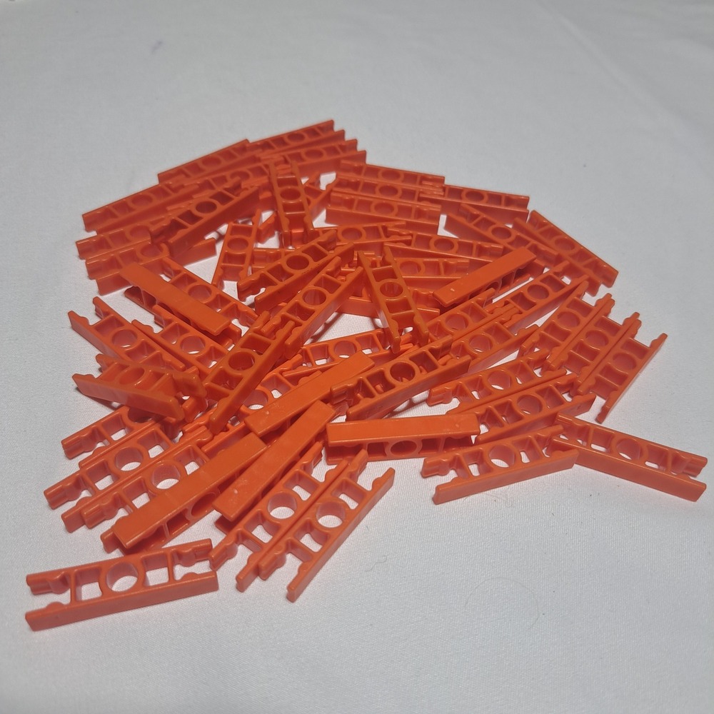 K'NEX 58 Orange 2 Way Straight Connector Ladder Building Replacement Parts Lot